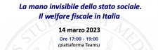 La mano invisibile dello stato sociale: il welfare fiscale in Italia